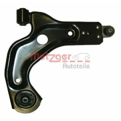 Bild av METZGER 58040902 Bras de suspension avec rotule suspension, support en caoutchouc Essieu avant droit, inférieur barre oscillant transversal