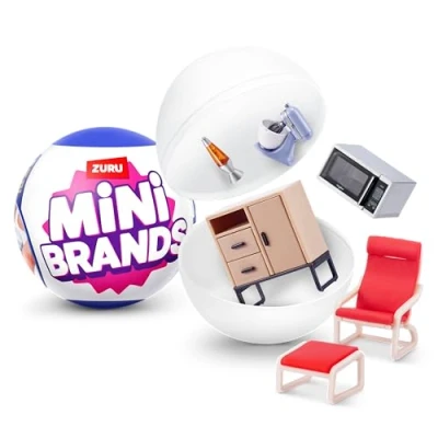 Bild av Minimärken hemkapsel av ZURU, Överraska hem med samlarobjekt minis, blind förpackning, hemtema (1 kapsel)