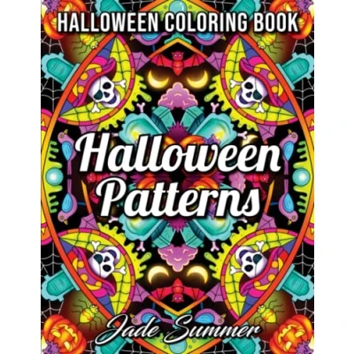 Bild av Halloween Patterns: A Adult Coloring Book with Spooky Mandalas and Fun Autumn Designs for Adults Kids