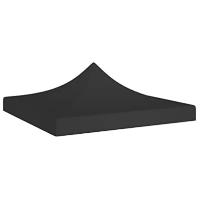 Bild av vidaXL Tak till partytält 3x3 m svart 270 g/m²