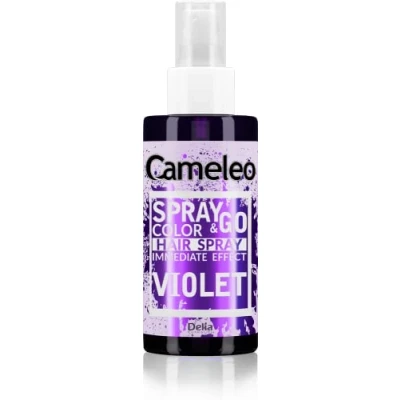 Bild av Cameleo spray &amp; Go färgspray för håret lila blont, platina blont och grått hår spraya bara klart halvpermanent omedelbart resultat karneval hårfärg 150 ml