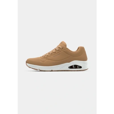 Bild av Skechers Uno Stand on Air Trainers för män, Tan Durabuck Trim, 41.5 EU
