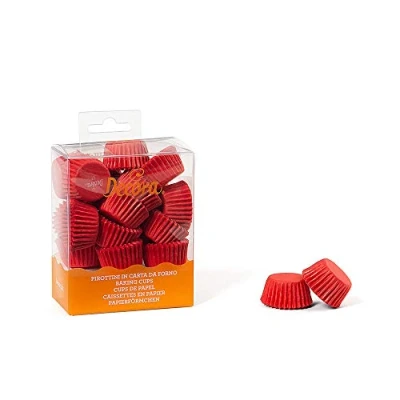 Bild av Decora 0339637 200 Red Bon Baking Cups 27 X 17 Mm