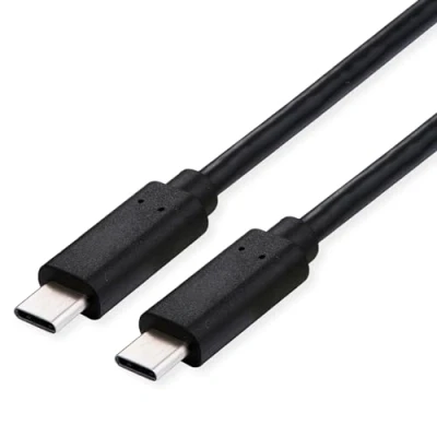 Bild av ROLINE USB4 kabel, Gen2x2, C C, ST/ST, 20Gbit/s, 100 W, svart, 2 m