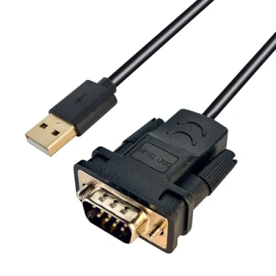 Bild av DSD TECH SH RS232A USB till RS232 Series DB9 adapterkabel med FTDI FT232 chip för Windows, Linux, Mac OS (5,9 FT/1,8 M)