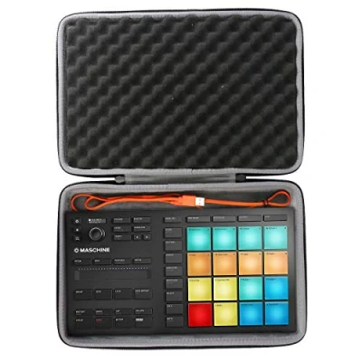 Bild av co2CREA Förvaringsväska hårt fodral för inhemska instrument Maschine Mikro Mk3 DJ kontroll (endast fodral), Svart, Case for Mk3, Modern