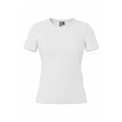 Bild av Pieces Tshirt bas, Storlek: XS, Bright white 1