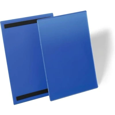 Bild av Durable 174407 Plastficka A4S magnetisk, mörkblå, 50 stycken
