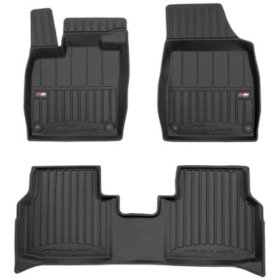 Bild av M MOTOS Bilgummimattor för Skoda Enyaq iV fran 2020 Förbättra din resekomfort med Anti Slip Mat Car 3D Golvmattor bilgolv i alla väder, skydd mot smuts