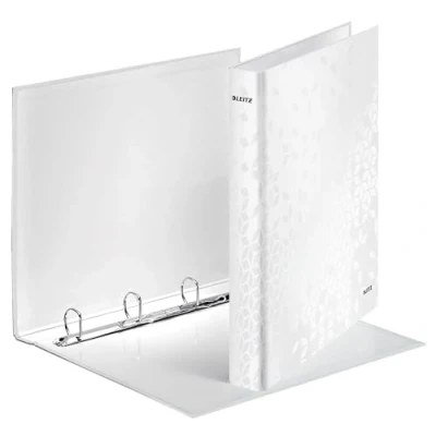 Bild av Leitz Ringpärm WOW Laminerad A4+ 4DR/25mm Vit
