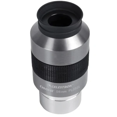 Bild av Celestron 93328 Omni 2&quot; okularlins med 56 mm ultralång fokallängd och enastående ljusgenomsläpp för studie av avlägsna stjärnhopar, nebulosor galaxer, silver/svart