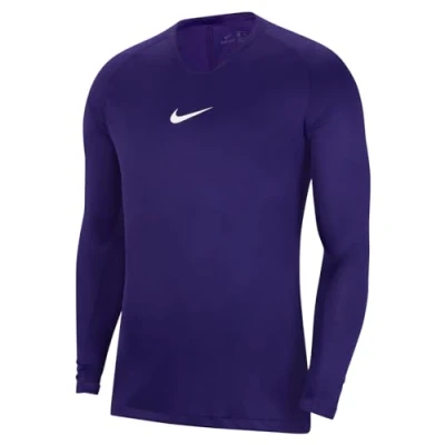 Bild av Nike herr M NK DRY PARK 1STLYR JSY LS långärmad T shirt, court lila/(vit), 2XL