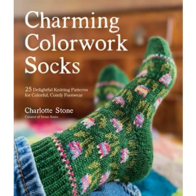 Bild av Charming Colorwork Socks: 25 Delightful Knitting Patterns for Colorful, Comfy Footwear