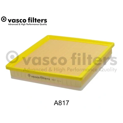 Bild av DAVID VASCO A817 Filtre à air 58 282 297 rectangulaire Cartouche filtrante avec préfiltre RENAULT: TRAFIC 2 Kasten, Bus,
