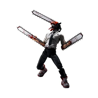 Bild av TAMASHII NATIONS BANDAI CHAINSAW MAN motorsågsman statyett S.H. Figuart 15 cm