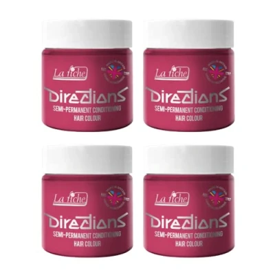 Bild av 4 x La Riche Directions Semi Permanent hårfärg 100 ml (Flamingo Pink)