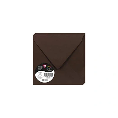 Bild av Clairefontaine Ref 5238C pollenkuvert (paket med 20) 140 x mm storlek, 120 gsm papper, gummerad tätning, bläckstråleskrivare och laserskrivare kompatibel, syrafri kakao