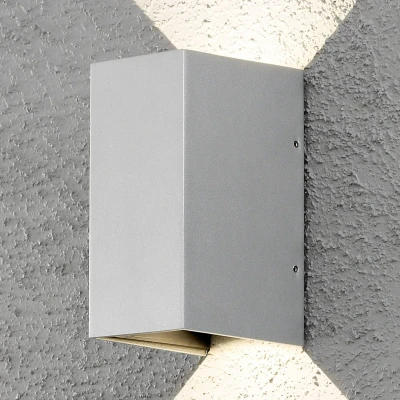 Bild av Konstsmide LED utomhusvägglampa Cremona 8 cm grå