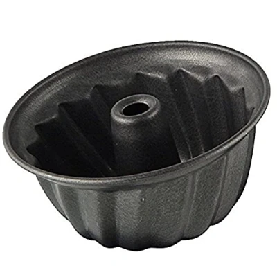 Bild av Zenker 7686 Gugelhupfform Ø 10 cm SPECIAL MINI, liten bakform stålplåt, kakformsmed, non stick beläggning (färg: svart), antal: 1 styck