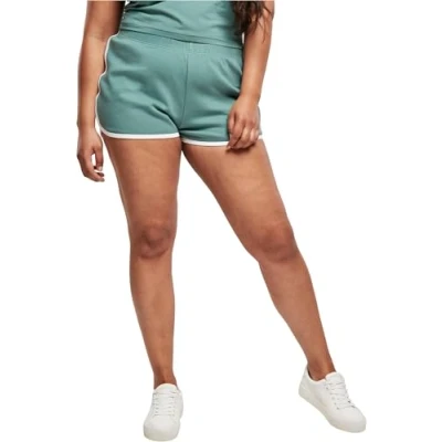 Bild av Urban Classics Organic Interlock Retro HOT Shorts, Storlek: 34, Paleleaf/white