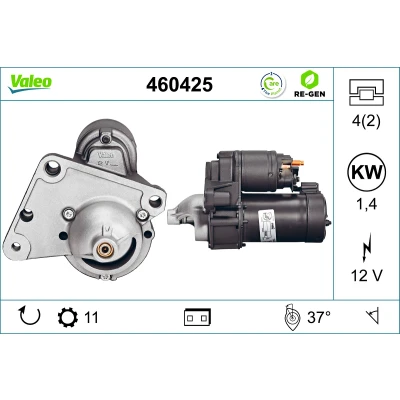 Bild av Startmotor Valeo 460425