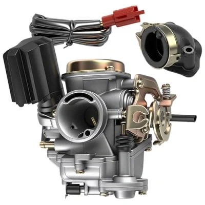 Bild av Kefflum Roller förgasare 18 mm sugstutsar för Rex RS 400/RS 450/RS 460/GY6 50cc E Choke