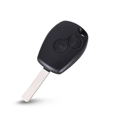 Bild av PHONILLICO Nyckelfodral för Renault Clio 3 Kangoo Master Modus Trafic Twingo Wind Plip nyckel fjärrkontroll 2 knappar platt blad