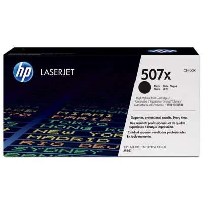 Bild av HP LaserJet Enterprise 500 color M575c 507X (CE400X) svart toner hög kapacitet (original)