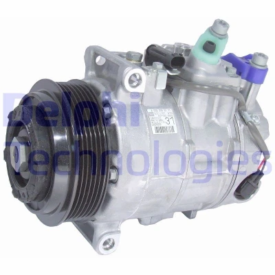 Bild av DELPHI TSP0159961 compresseur De Climatisation Denso 6SEU16C PAG 46 avec huile MERCEDES BENZ: Classe C Berline, E Berline