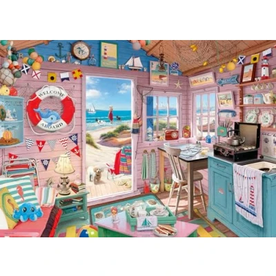 Bild av Ravensburger My Haven No.7 The Beach Hut 1000 Piece Jigsaw Puzzle for Adults &amp; Kids Age 12 and Up