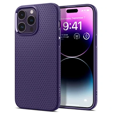 Bild av Spigen för iPhone 14 Pro Max Skal Liquid Air Case Deep Purple