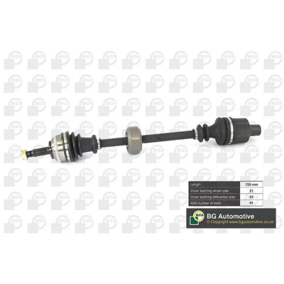 Bild av BGA DS7300RA Arbre de transmission Essieu avant droit 725, 725 RENAULT: CLIO 2, Kangoo I Express,