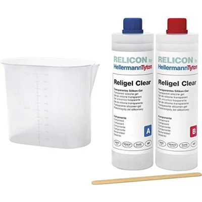 Bild av brightermannTyton 435 00754 Religel Clear 1000 SIG CL 2 Komponent Gel Inhalt: 1 st (s)