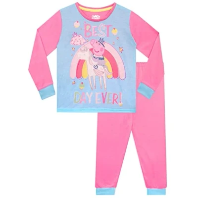 Bild av Peppa Pig Flickor Pyjamas Enhörning Flerfärgad 110