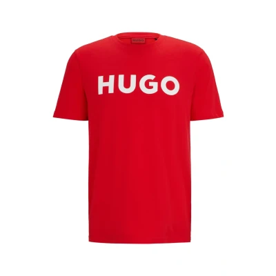 Bild av HUGO Dulivio Tshirt med print, Storlek: XS, Open pink