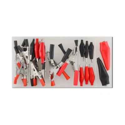 Bild av SONIC 4822316 Pinces crocodile chargeur batterie 50 (x10), 65 (x6), 55 70 (x2), 60 80 (x2)