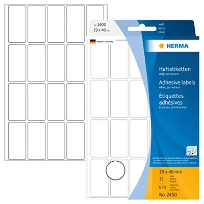 Bild av HERMA labels 640 label(s) 19 x 40 mm