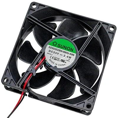 Bild av Fläkt 24 V DC 2,4 W 92 x 25 mm 93,4 m3/h 3 400 U/min Sunon EE92252BX A99