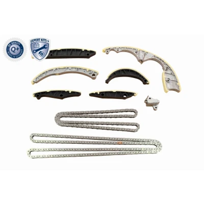Bild av VAICO V10 10019 BEK Jeu de distribution à chaînes avec coulisses, tendeur Chaîne pour arbre cames fermée, Simplex AUDI: A6 C7 Berline