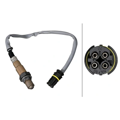 Bild av HELLA 6PA 358 221 501 Sonde lambda chauffé BMW: 1 5 portes, 3 Berline, Coupe, MERCEDES BENZ: Classe E Break, C ML