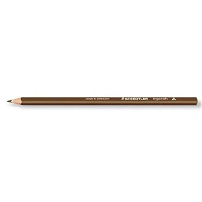 Bild av Staedtler Ergosoft 157 SB12 triangulära färgpennor standardförpackning Pack of 12 Brun