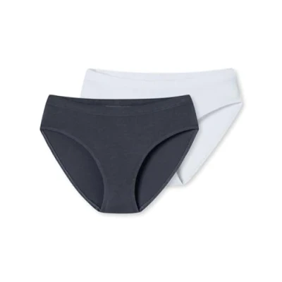 Bild av Schiesser 2 PACK Briefs för barn, Storlek: 176, Weiss graphit