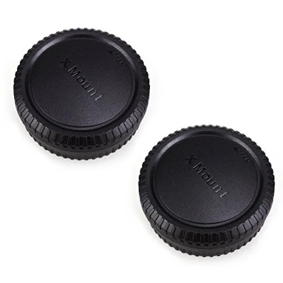 Bild av JJC Body Cap + bakre linsskydd set för Fujifilm X spegelfri utbytbar linskameror och monteringslins system (2 set)