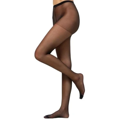 Bild av Nur Die Supersitz 20 Den Große Größen transparent Fein strumpfhose matt optik nylon bequemer bunt tights, denier, svart, 4648 dam, 46