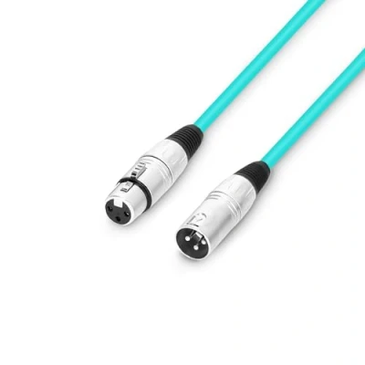 Bild av Adam Hall Cables 3 STAR MMF 0050 GRN mikrofonkabel XLR hona till hane 0,5 m grön