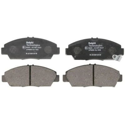 Bild av DELPHI LP869 Jeu de plaquettes frein avec indicateur d&#039;usure sans tôle anti bruit accessoires HONDA: PRELUDE V, 4, ACCORD 5