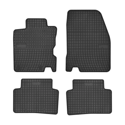 Bild av FROGUM 546658 Ensemble de tapis sol Caoutchouc avant et arrière 4 noir Sur mesure RENAULT: Kadjar