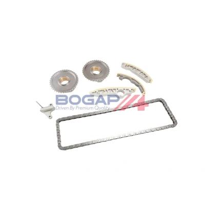 Bild av BOGAP B1328117 Transmissionskedjesats Enkel, Kedja låst BMW: 3 Touring, 5 1 Hatchback