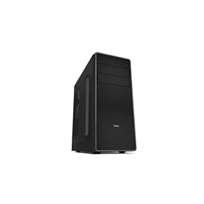 Bild av NOX COOLBAY RX NXCBAYRX ATX och micro datorfodral, USB 3.0, främre metallnätfinish, plats för upp till 3 fläktar, 4 hårddiskar grafik 370 mm, svart färg