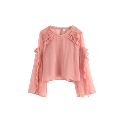 Bild av Lindex Blus för barn, Storlek: 152, Dusty pink